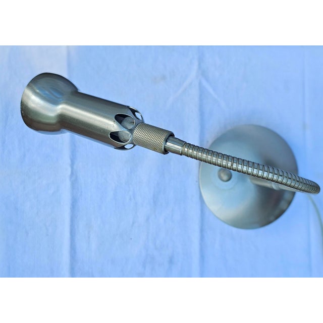 Vintage Levenger Well Read Gooseneck Table Lamp With Dimmer For Sale In Baltimore - Image 6 of 9