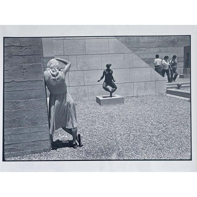 Susan Hacker -Israel Museum, Sculpture Garden, Jerusalem, Israel, 1979 Silver Gelatin black/white photograph, printed in...