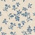 Contemporary Floating Petals Wallpaper by Susan Hable in Blue / Tan For Sale - Image 3 of 3