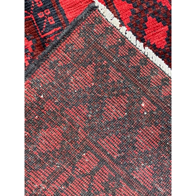 Vintage Afghan Khal Mohammadi Runner 2'7" X 12'5" For Sale - Image 4 of 5