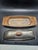 Mid-Century Modern Vintage Gorham Yc75 Mid-Century Modern Teak and Steel Butter Dish W/Glass Insert For Sale - Image 3 of 4