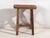 Antique Rectangular Stool in Elm, 1900s For Sale - Image 4 of 7