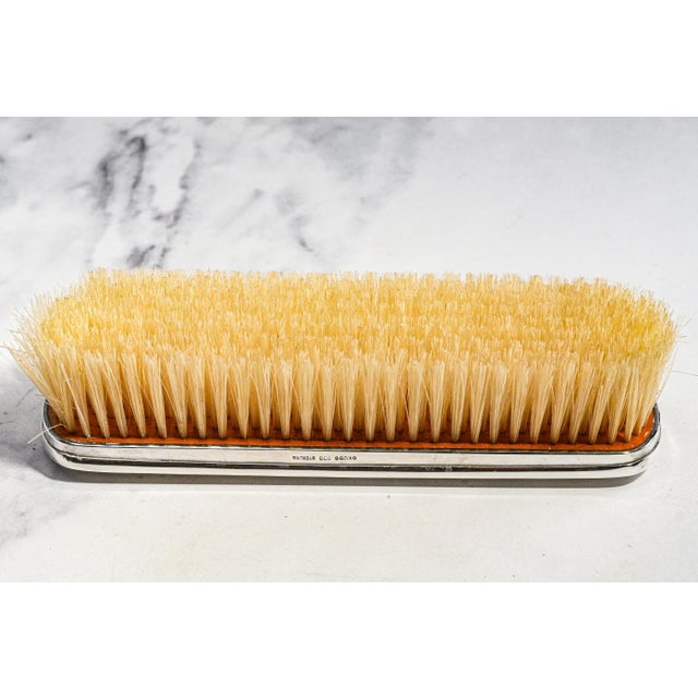 Stunning Antique Japanese Sterling Silver Vanity Set Okubo Hand Hammered Dressing Table Set Brush Comb Mirror Luxury Home Decor For Sale - Image 15 of 18
