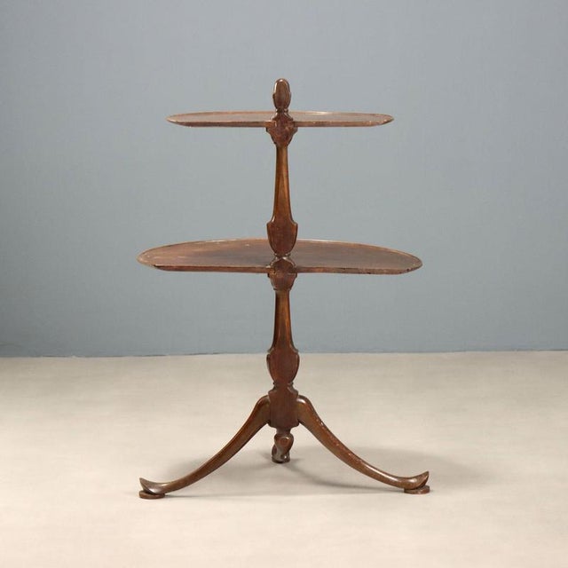 Etagere in Walnut-Stained Beech For Sale - Image 10 of 11