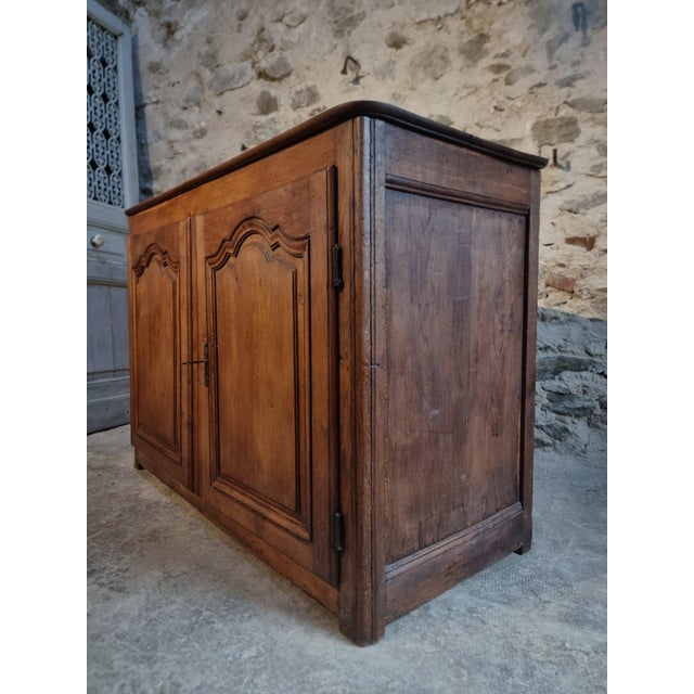 Antique 18th Century French Oak Cabinet from Auvergne For Sale - Image 14 of 18