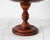 Brown Vintage Turned Wood Pedestal Bowl For Sale - Image 8 of 9