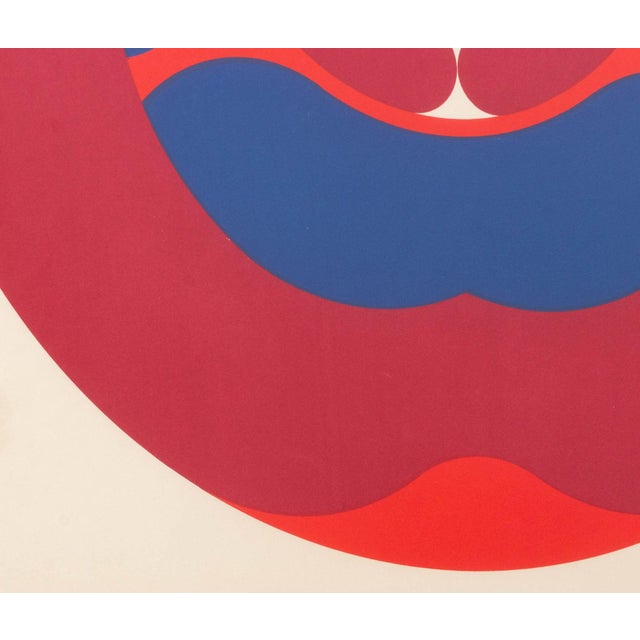 Ronald Abram Infinitesimale Constantes, Silkscreen in Colors, 1970 For Sale - Image 4 of 7