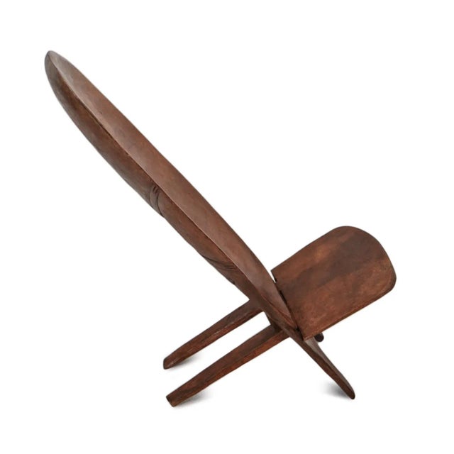 Modern Vintage Senufo Stargazer Folding Chair For Sale - Image 3 of 5