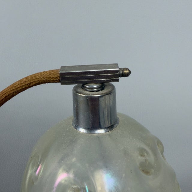 Antique Iridescent Murano Glass Torchon Dressing Table Set by Ercole Barovier for Barovier & Toso, 1940s, Set of 3 For Sale - Image 6 of 18