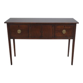 Brandt Cherry Inlaid 2 Drawer 2 Door Sideboard For Sale
