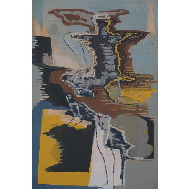 Ossip Zadkine (1888-1967) Angel on Fire Original color lithograph Signed and dated 1965 in pencil Limited edition of 200...