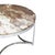 Circular Onyx Coffee Table with Steel Frame, Italy, 1990 For Sale - Image 4 of 11