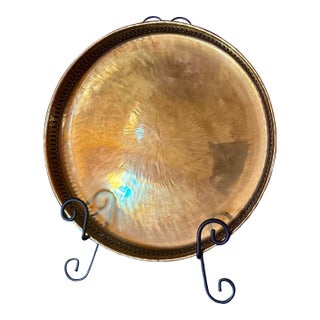 Vintage Brass Gallery Tray For Sale