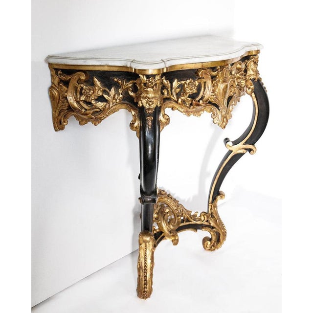 Napoleon iii ebonized & giltwood console table, circa 1870. enter, if you will, the theatrical world of napoleon iii....
