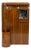 Italian Art Deco Walnut Entry Hall Stand with Integrated Umbrella Holder, 1930 For Sale