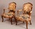 Pair of Early 19th Century French Louis XV Style Children's Armchairs, Aubusson Tapestry Fauteuils, Carved Walnut Cabriole Legs For Sale - Image 10 of 18