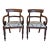 Early 19th-Century Antique Regency Mahogany Accent Chairs, Pair For Sale