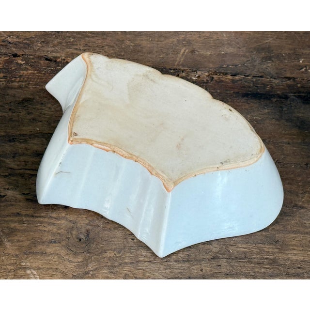 Wood Antique Japanese Kutani Porcelain Divided Serving Bowl in Lacquered Lazy Susan For Sale - Image 7 of 8