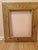 Wood Vintage Chunky Carved Frame Gold Highlights For Sale - Image 7 of 7