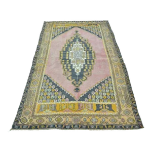 1960s Vintage Turkish Area Rug