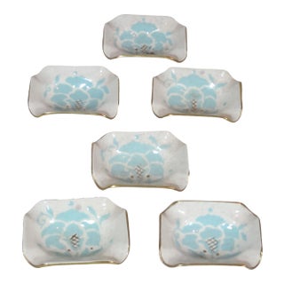 Mid Century Lusterware Salt Cellars or Decorative Bowls - Set of 6 For Sale