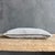 Belgian Otis Linen Lumbar Pillow in Snow 12 X 20 Inch With Insert For Sale In Los Angeles - Image 6 of 6