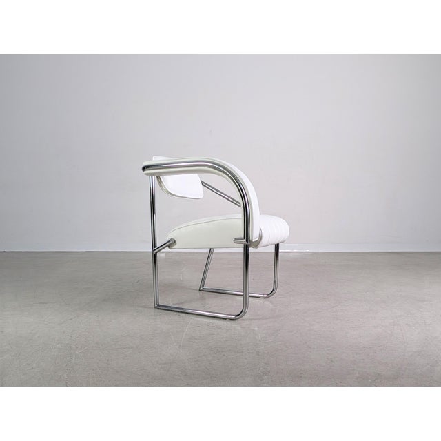 Metal White Chair by Eileen Gray for Vereinigte Werkstätten Munich For Sale - Image 7 of 14