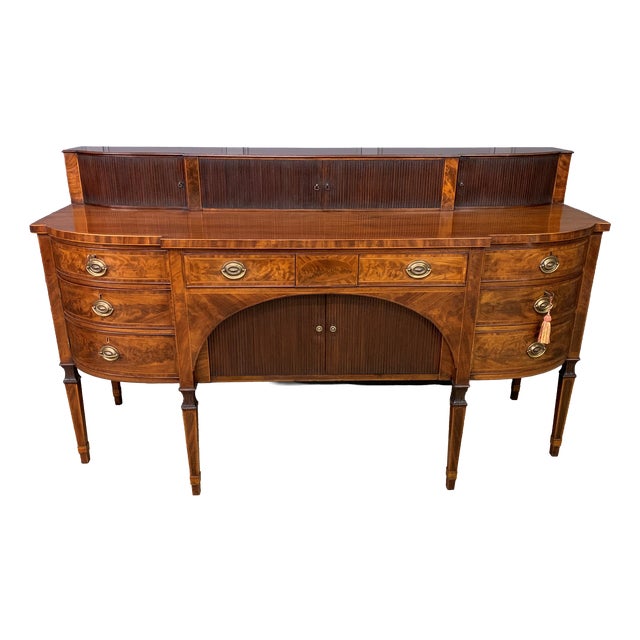 Large George III Inlaid Mahogany Sideboard, 1780 For Sale