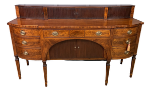 Large George III Inlaid Mahogany Sideboard, 1780