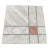 Marquetry Coffee Table in Carrara White Marble by Joaquín Moll for Meddel For Sale - Image 4 of 5