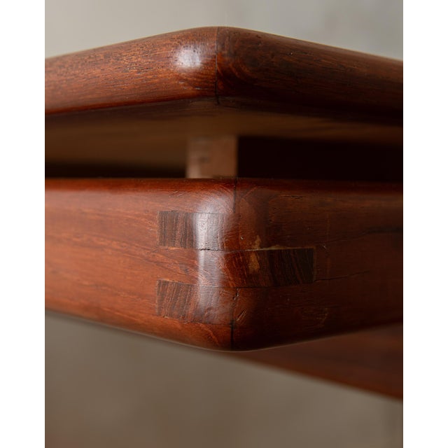 Wood Danish Modern Teak Extendable Dining Table attributed to Sven Ellekaer, Denmark, 1960s For Sale - Image 7 of 18