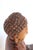 Wood LRG 16" Hand-Carved Hardwood Meditative Buddha Statue For Sale - Image 7 of 11