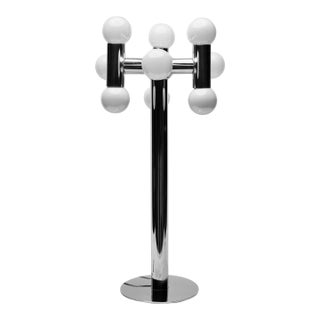 Mid 20th Century Robert Sonneman Molecular Metal Table Lamp For Sale