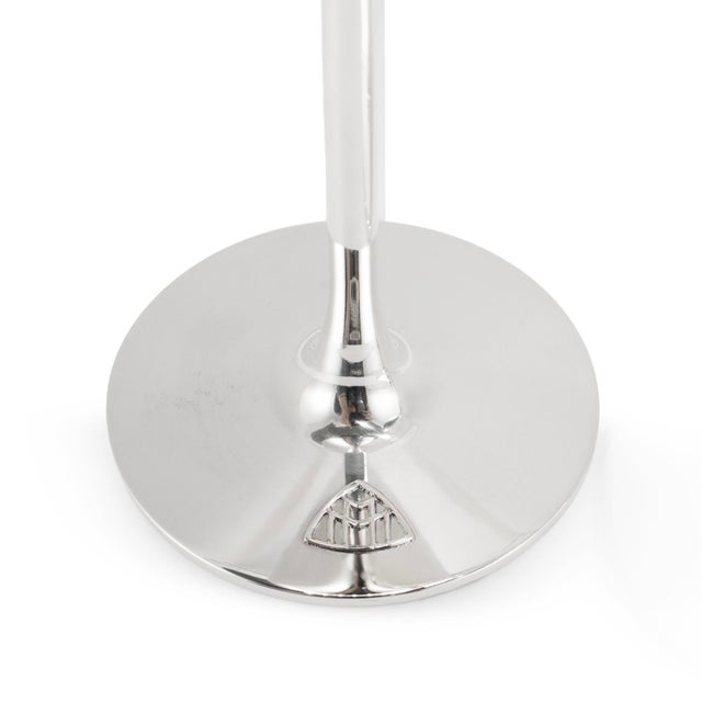 Maybach by Robbe & Berking Pair of Silver Plated Champagne Flute For Sale In Houston - Image 6 of 7