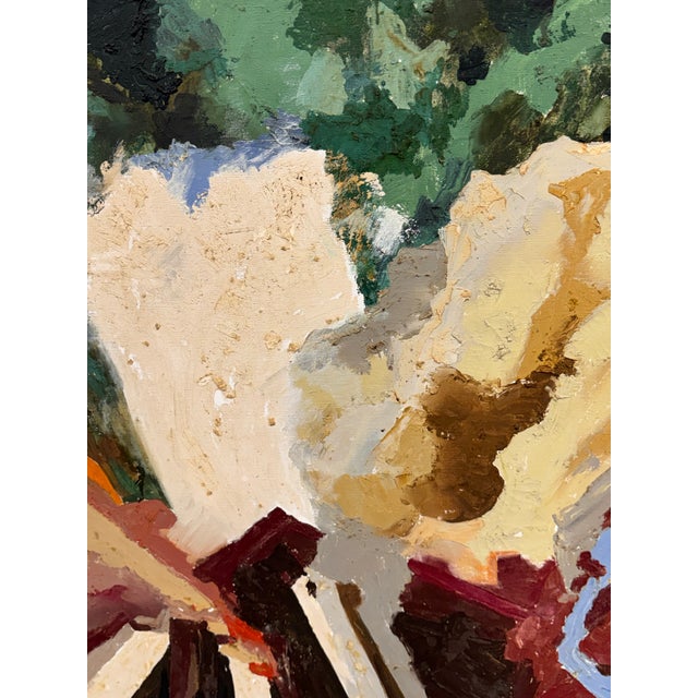 Abstract Acrylic on Canvas, Mid 20th Century For Sale In San Francisco - Image 6 of 12