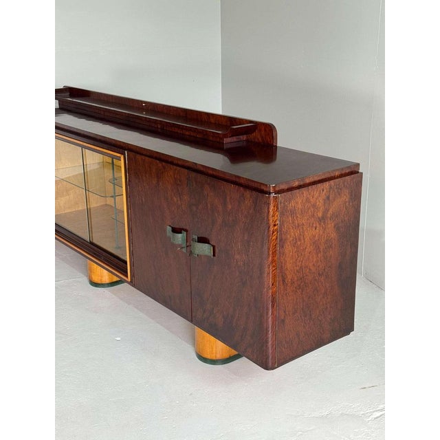 1930s Art Deco Mahogany Sideboard, 1930s For Sale - Image 5 of 15