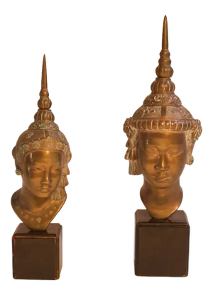 Art Deco Style Busts by Giá – Lời. - a Pair