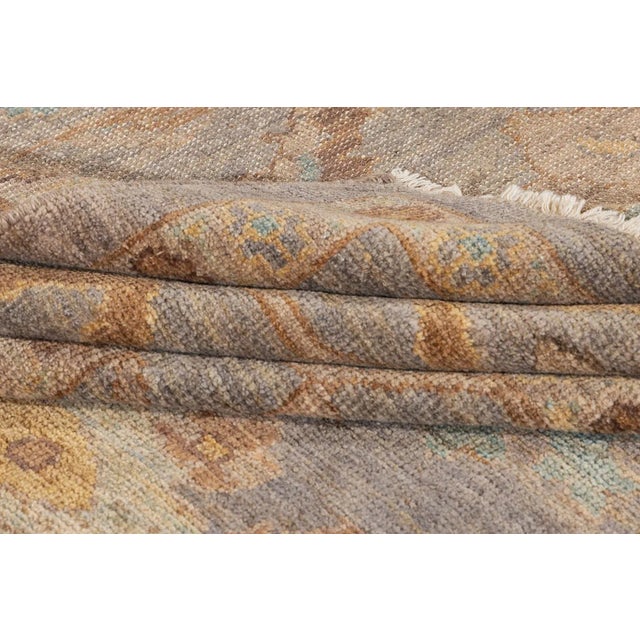 21st Century Modern Square Sultanabad Rug 6 X 6 For Sale - Image 4 of 9