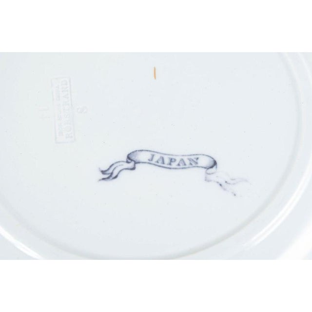 Japan Series Dinner Plates in Faience from Rörstrand, Sweden, Set of 4 For Sale - Image 4 of 5