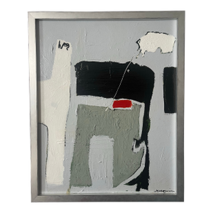 Mid-Century Modern Abstract Painting by Artist Ken Joaquin