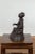 Mid-Century Modern Mid 20th Century Vintage Bronze Lost Wax Sculpture Depicting a Praying Monk Sitting on a Base For Sale - Image 3 of 13