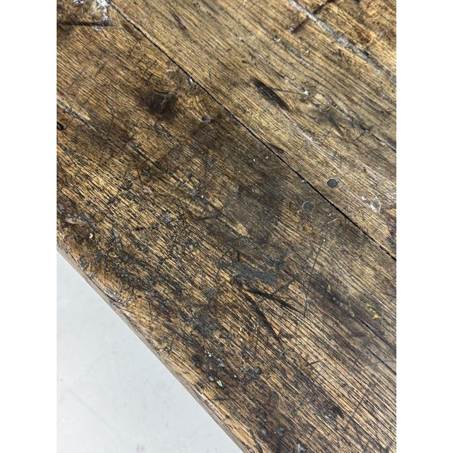 Textile French Dining Table, 1800s For Sale - Image 7 of 18
