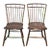 Pair Early 19th Century Philadelphia Benchmade Birdcage Windsor Chairs For Sale
