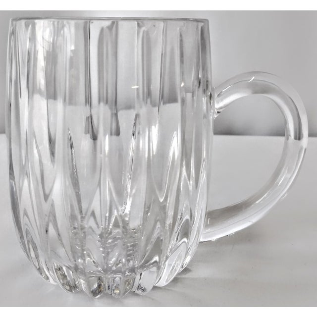 Modern Mikasa "Park Lane" Crystal Glass Mugs Set of 6 Chairish