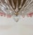 2020s Murano Style Chandelier Ceiling Light Original Palmette, Pink Glasses For Sale - Image 5 of 9