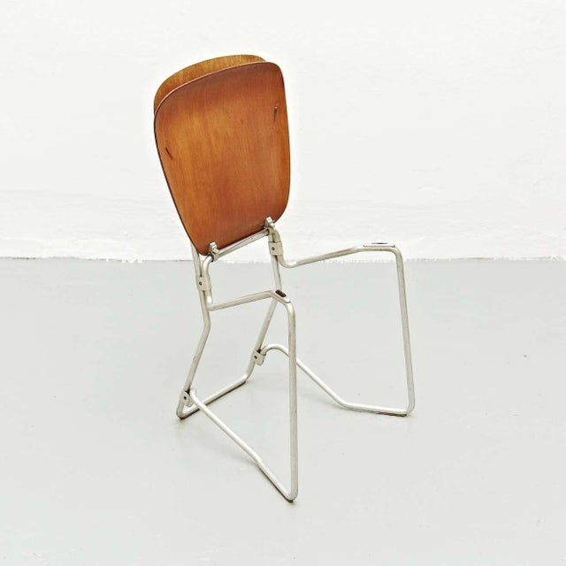 Tan Set of Aluflex Chairs by Armin Wirth For Sale - Image 8 of 12