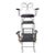 Antique Shoeshine Barbers Chair Twisted Wrought Iron Ice Cream Parlor Armchair For Sale