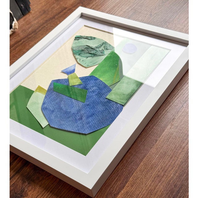 "Mr. Sunshine" Original Framed Collage on Paper by Zac Woodiel For Sale - Image 12 of 12