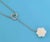 Late 20th Century Chanel Camellia White Agate Diamond 18k White Gold Lariat Necklace For Sale - Image 5 of 10