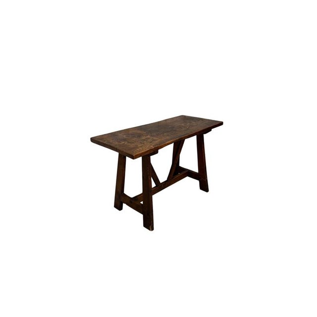 19th Century Fir Wood Refectory Table For Sale - Image 4 of 7